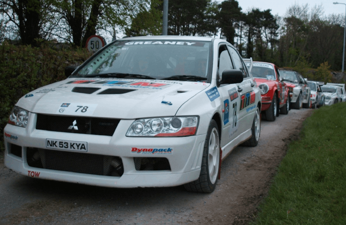 Cathal Greaney during the Tightrope Technologies Motorsport era.