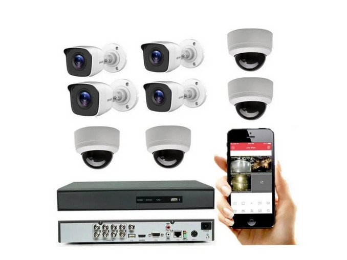 Security infrastructure supporting license plate recognition and perimeter monitoring.